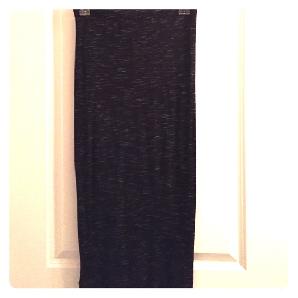 Black maxi skirt