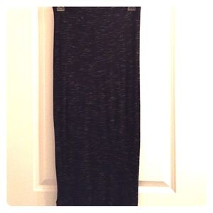 Black maxi skirt