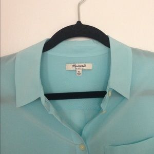 Aqua Madewell Blouse