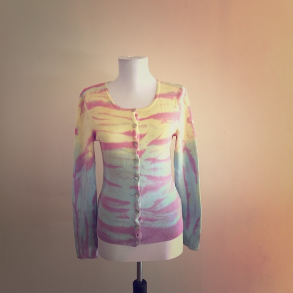 Tie dye cardigan