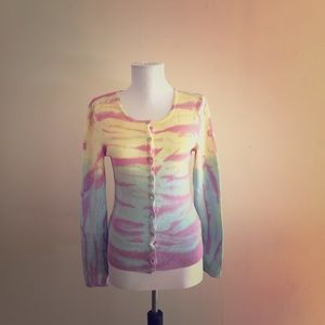 Tie dye cardigan