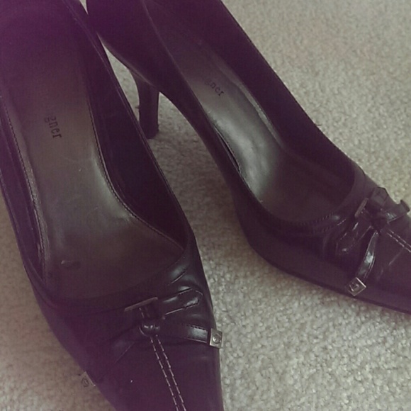 Etienne Aigner Leather Heels