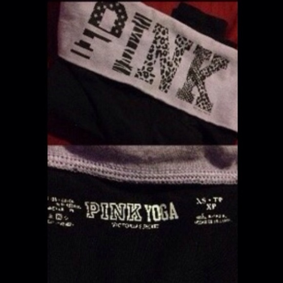Victoria's Secret yoga pants **being traded**