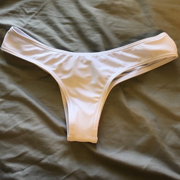 White cheeky bottoms