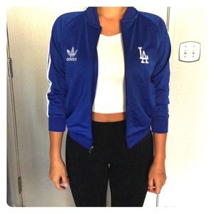 Los Angeles Dodgers Adidas 3/4 sleeve track jacket