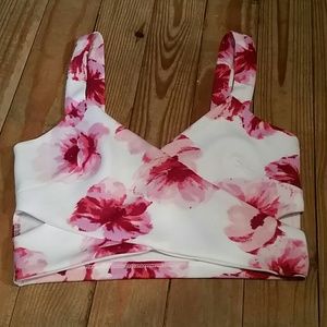 Charlotte Russe Floral Crop Top.