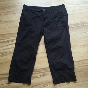 Calvin Klein black capris