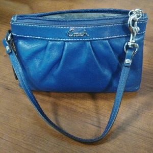 Purple Coach Wristlet