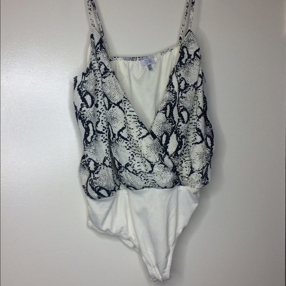 Snakeskin Pattern Bodysuit