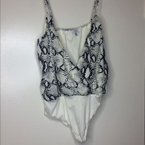 Snakeskin Pattern Bodysuit