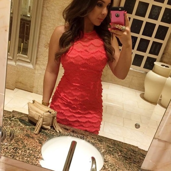 Guess fringe sleeveless dress.