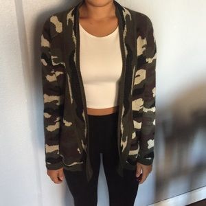 Camo sweater