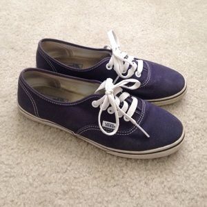 Vans girls navy sneakers