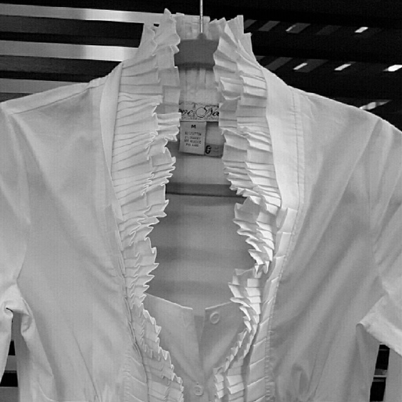 *White Ruffle Dress Shirt*