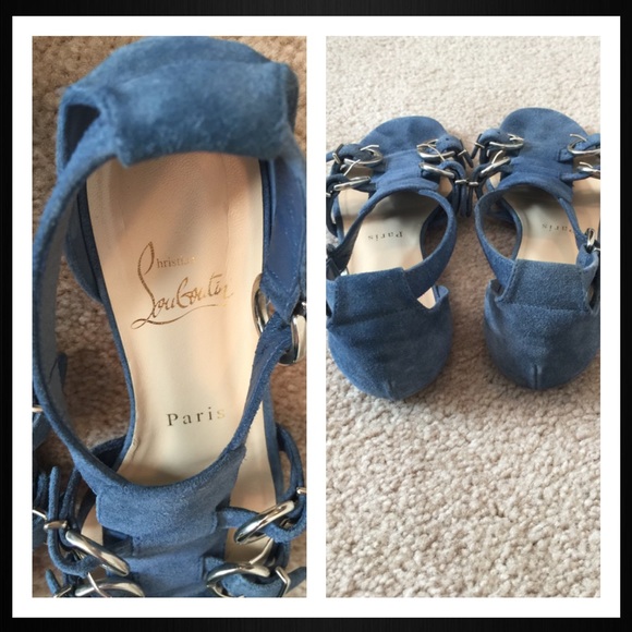❌sold❌Christian Louboutin Suede sandal - Picture 2 of 4