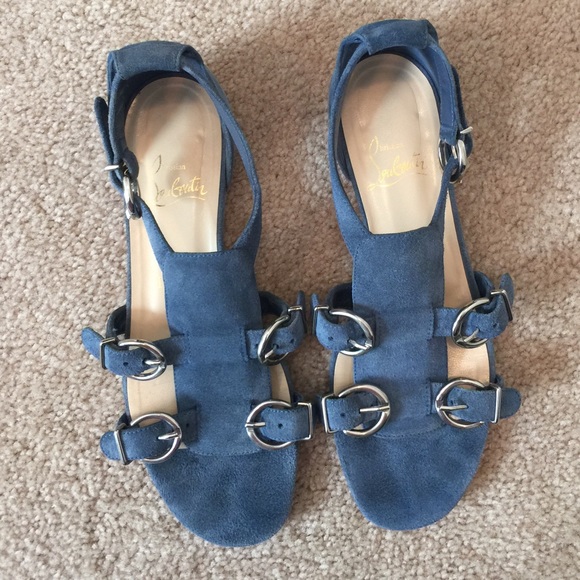 ❌sold❌Christian Louboutin Suede sandal - Picture 3 of 4