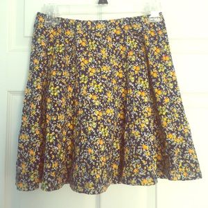 Printed Skater Skirt