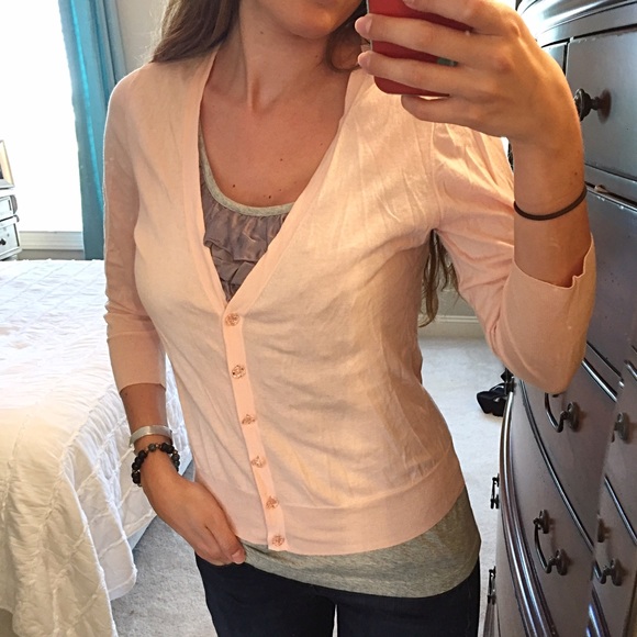 J. Crew Bead Button Cardigan