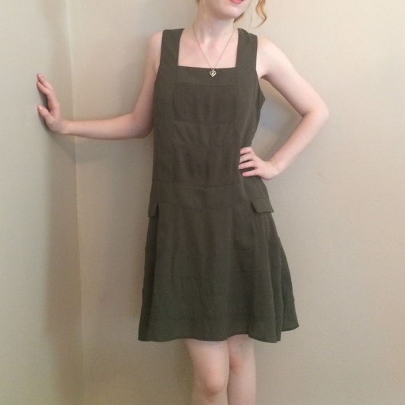 L'amour Nanette Lepore Olive Dress