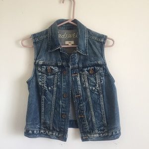 Madewell denim vest