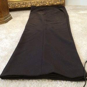 Pantology espresso/chocolate brown wideleg trouser
