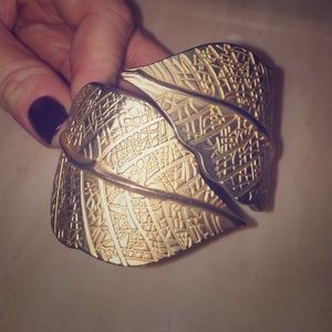 Gold Leaf Bangle