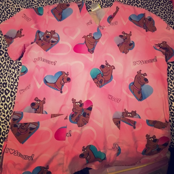 Scooby scrub top