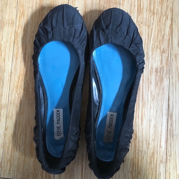 Black Steve Madden flats size 8