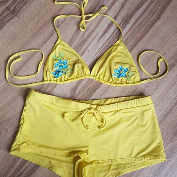 Old Navy Yellow shorts Bikini!