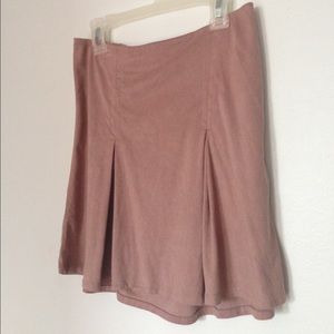 Brandy Melville Suede Skater Skirt