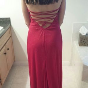 Full length prom dress