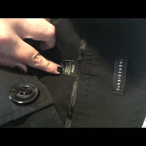 Plus size 20 black dress pants - Picture 4 of 4