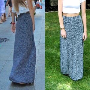 Brandy Melville Floral Printed Maxi Skirt