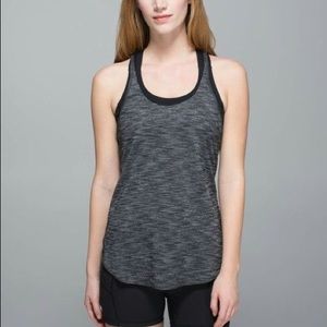 Heathered Black What the Sport Singlet