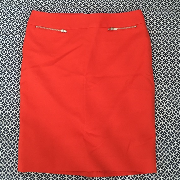 Calvin Klein summery orange skirt