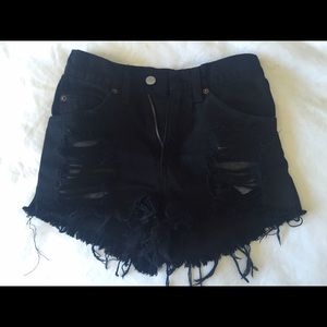 Black vintage Levis