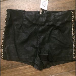 Leather Shorts