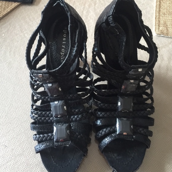 Strappy Apostrophe Heels