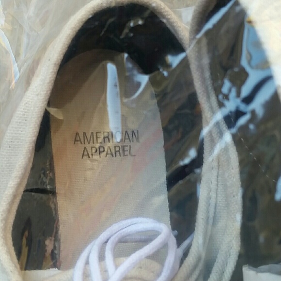 American apparel tennis shoe canvas New - Picture 2 of 4