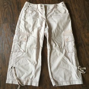 CAbi Pale Pink Cargo Capris