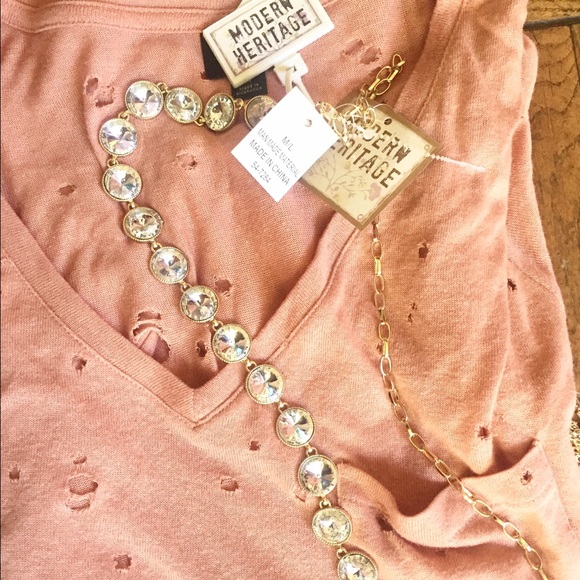 Modern heritage Accessories - Bling and gold belt