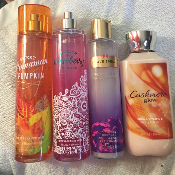 Body sprays and lotions