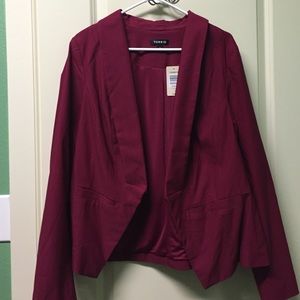 Maroon blazer