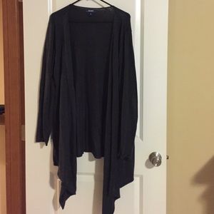 Long dark grey cardigan