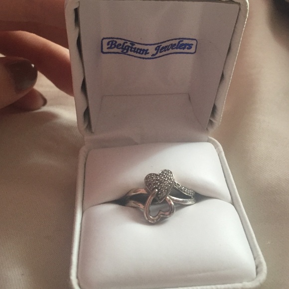 White gold ring