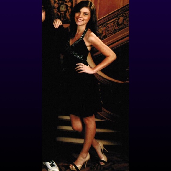 Beautiful midnight blue cocktail dress