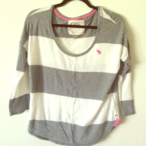 Abercrombie 3/4 sleeve shirt