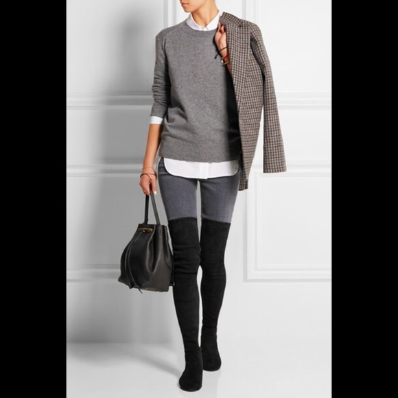 Isabel Marant Black Suede Over the knee boots - Picture 2 of 4