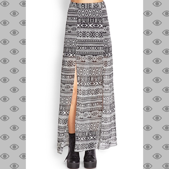 Aztec maxi skirt