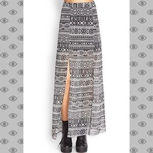 Aztec maxi skirt